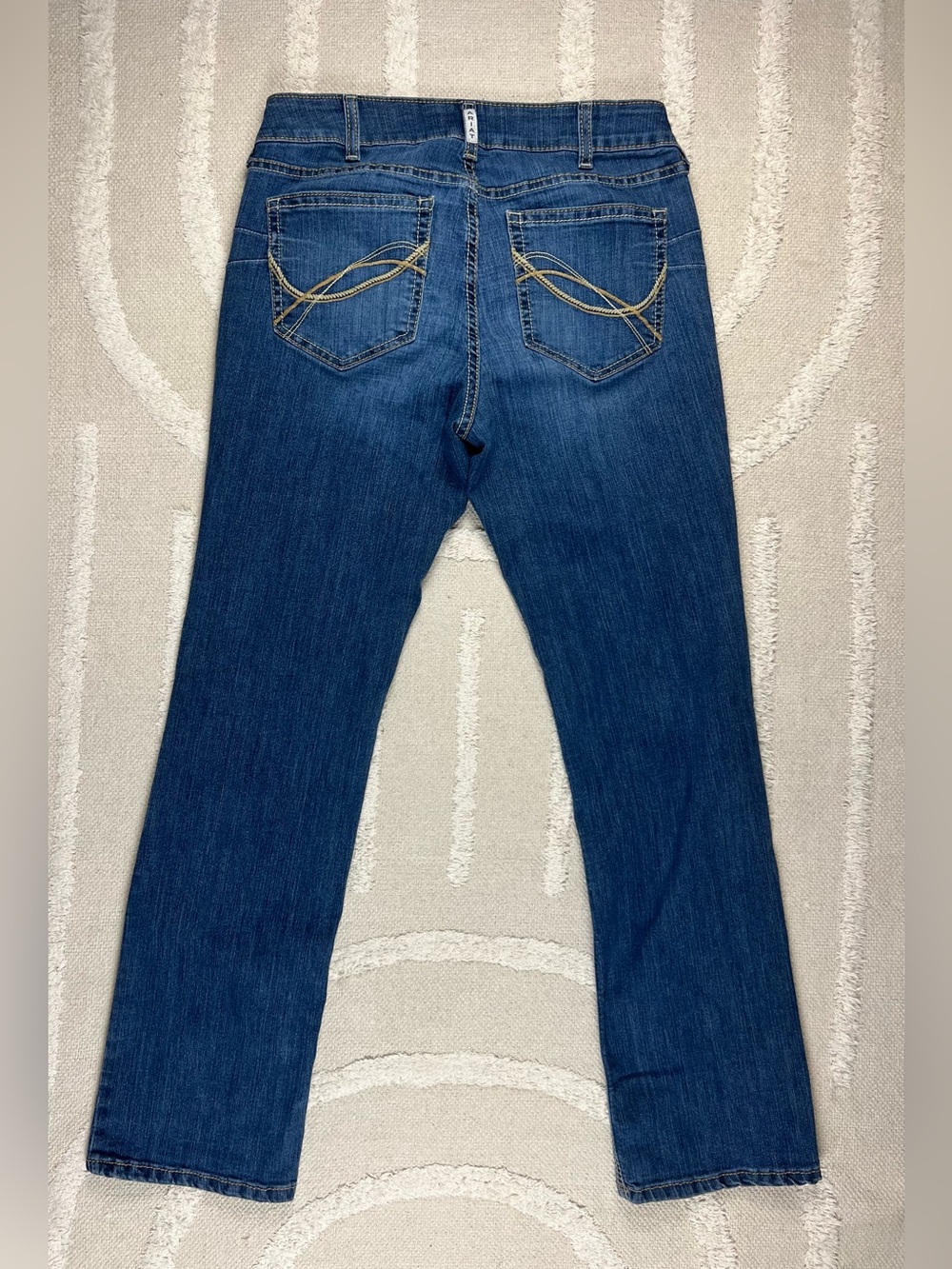 Ariat R.E.A.L. Mid Rise Straight Leg Western Jeans Thick Stitch – Size 31R - Picture 4 of 13